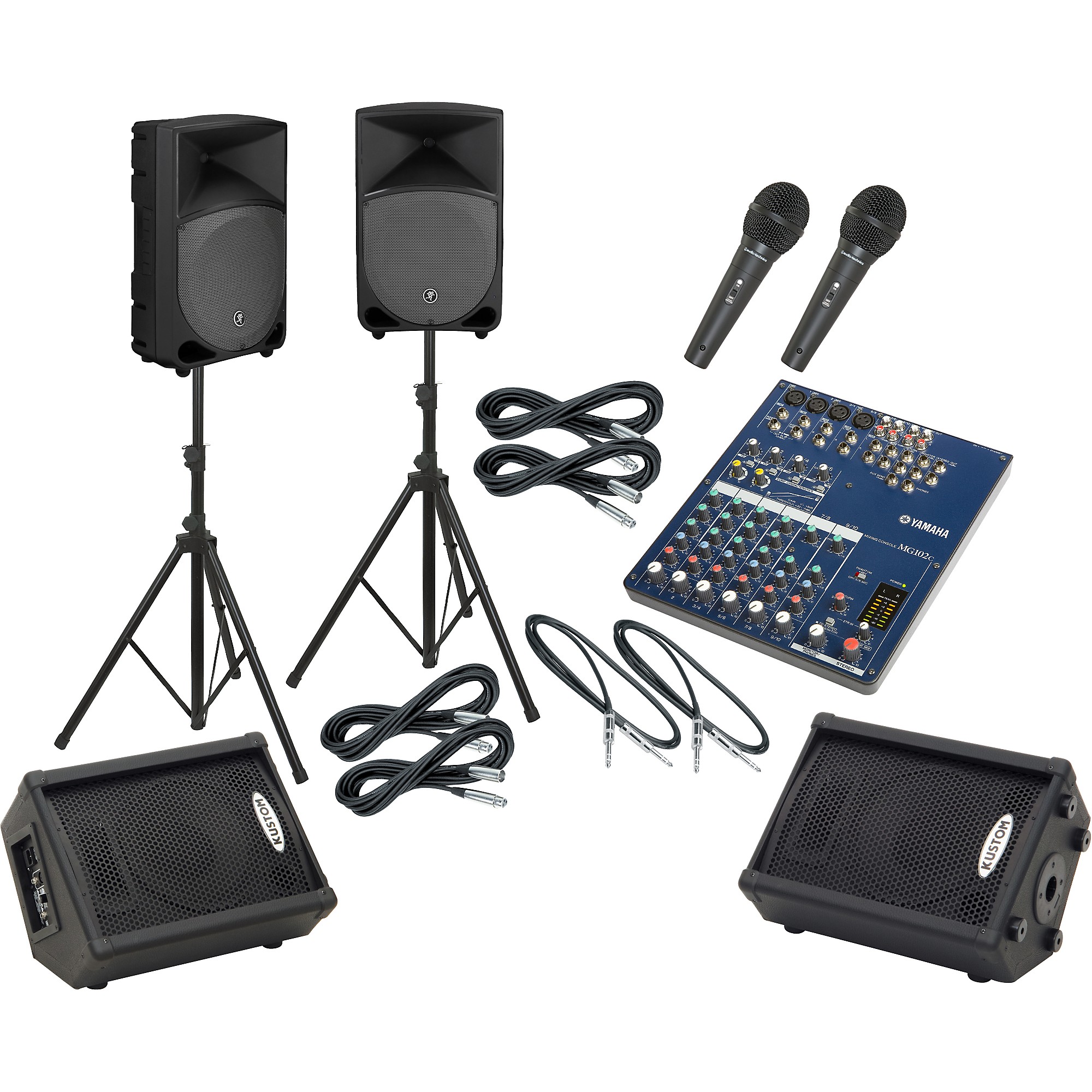 Yamaha MG102C / TH-12A Mains & Monitors Package | Guitar Center