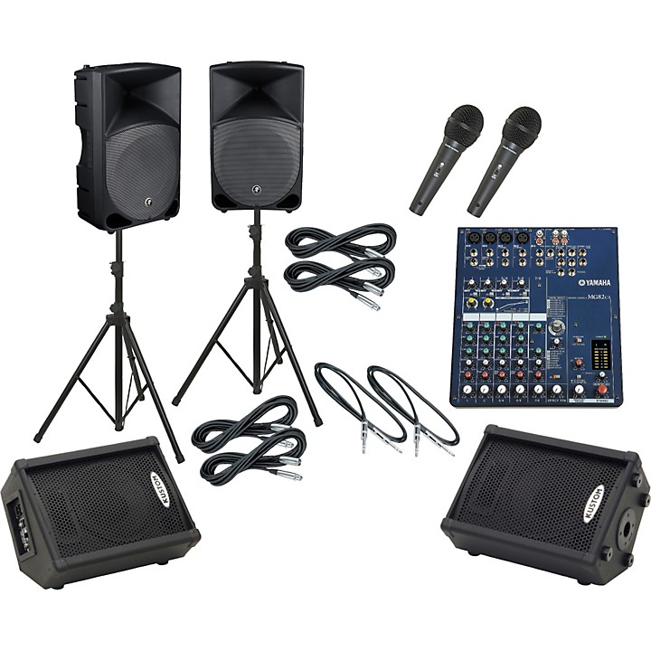 Yamaha MG82CX / Thump TH-15A Mains & Monitors Package | Guitar Center