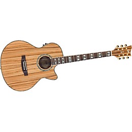 ESP Xtone Exotic Wood Cutaway Acoustic-Electric Guitar Zebra