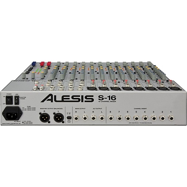 Open Box Alesis S-16 16 Channel Compact Mixer Level 1
