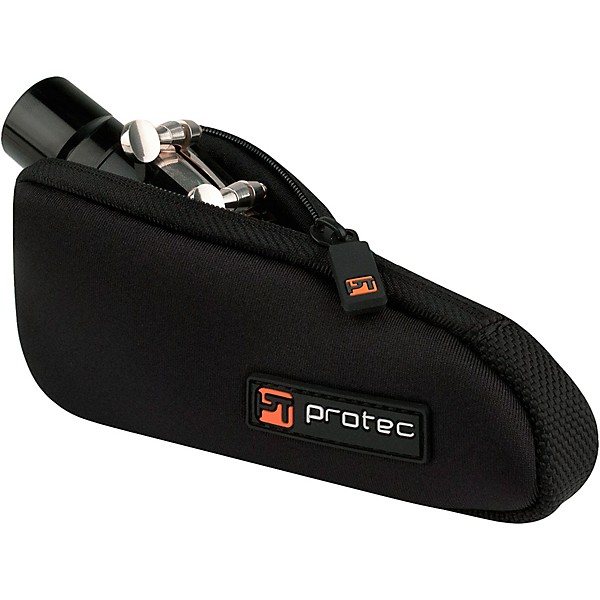 Protec N275 Neoprene Series Tuba/Tenor Saxophone Mouthpiece Pouch with Zipper N275 Black