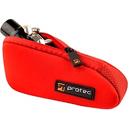 Protec N275 Neoprene Series Tuba/Tenor Saxophone Mouthpiece Pouch with Zipper N275RX Red