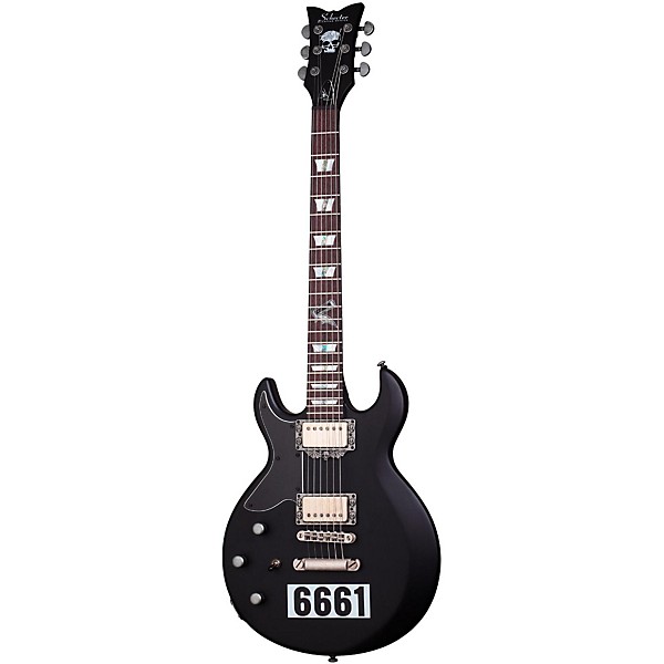 Schecter Guitar Research Zacky Vengeance 6661 Left-Handed Electric Guitar Satin Black