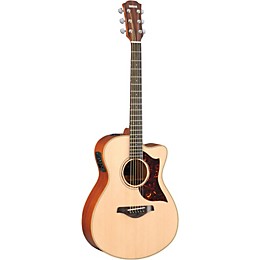 Open Box Yamaha A-Series All Solid Wood Concert Acoustic-Electric Guitar with SRT Preamp/Pickup Level 1 Mahogany Back and Sides