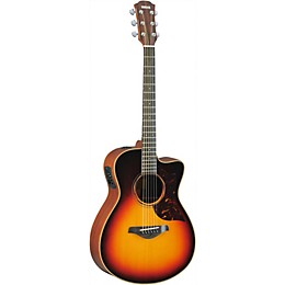 Yamaha A-Series All Solid Wood Concert Acoustic-Electric Guitar with SRT Preamp/Pickup Vintage Sunburst