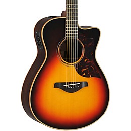 Open Box Yamaha A-Series All Solid Wood Concert Acoustic-Electric Guitar with SRT Preamp/Pickup Level 1 Vintage Sunburst
