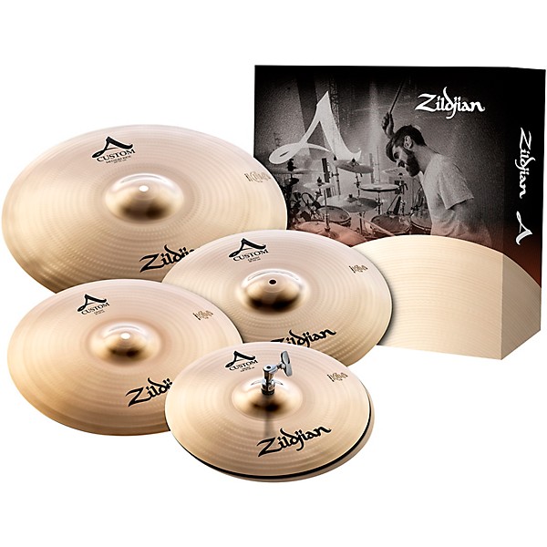 Zildjian A Custom Cymbal Pack With Free 18" A Custom Crash