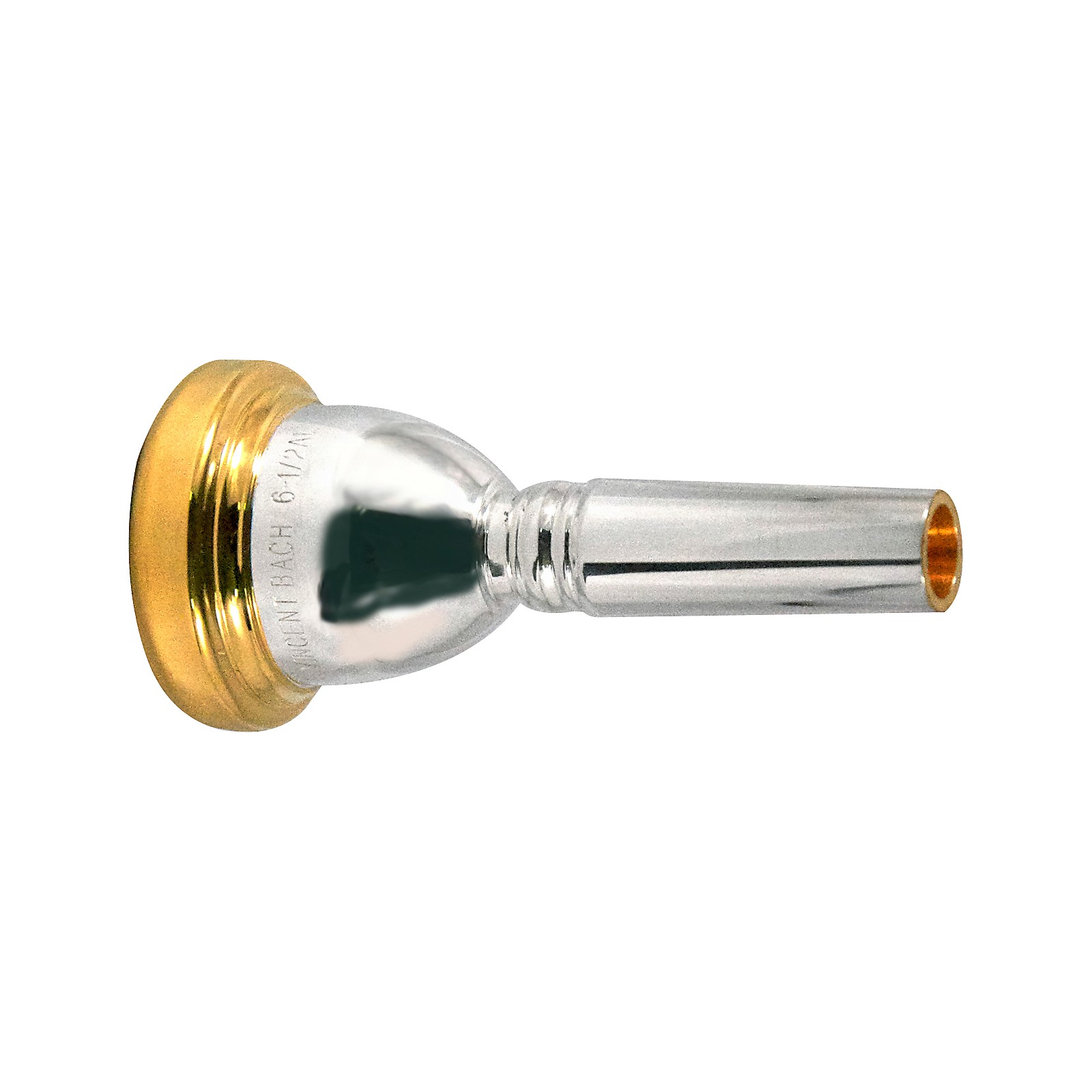Bach Gold Rim Series Small Shank Trombone Mouthpiece 61/2AL Guitar
