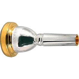 Bach Gold Rim Series Small Shank Trombone Mouthpiece 6-1/2AL Bach Gold Rim Series Small Shank Trombone Mouthpiece 12C