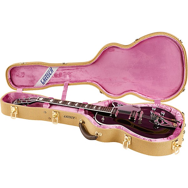 Open Box Gretsch Guitars G6128T George Harrison Duo Jet Electric Guitar Level 2 Black 194744180101