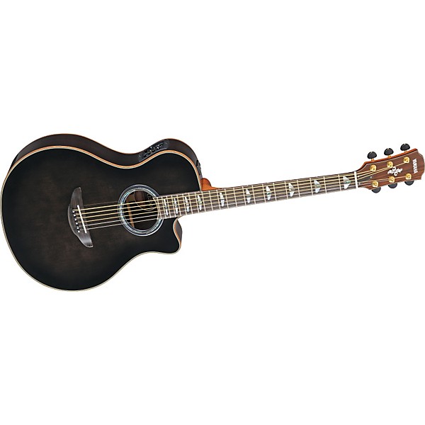 Yamaha APX1200 Thinline Cutaway Acoustic-Electric Guitar with SRT Preamp  Translucent Black