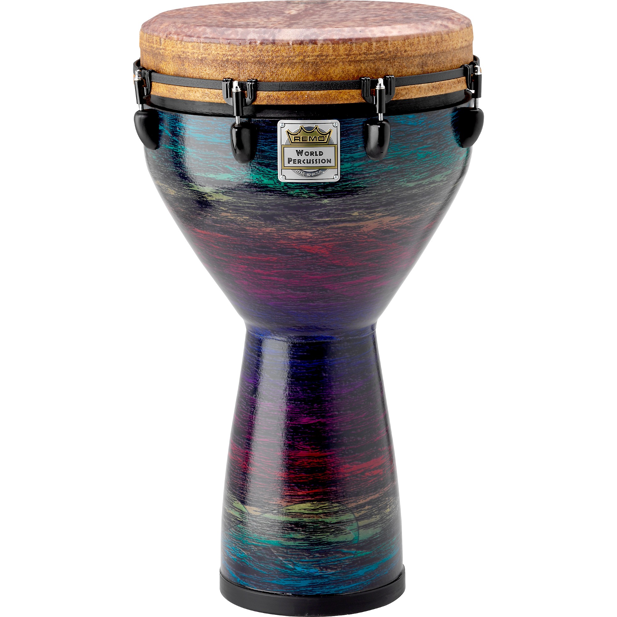 Remo Infinity Mondo Djembe Multi Color 14 in.