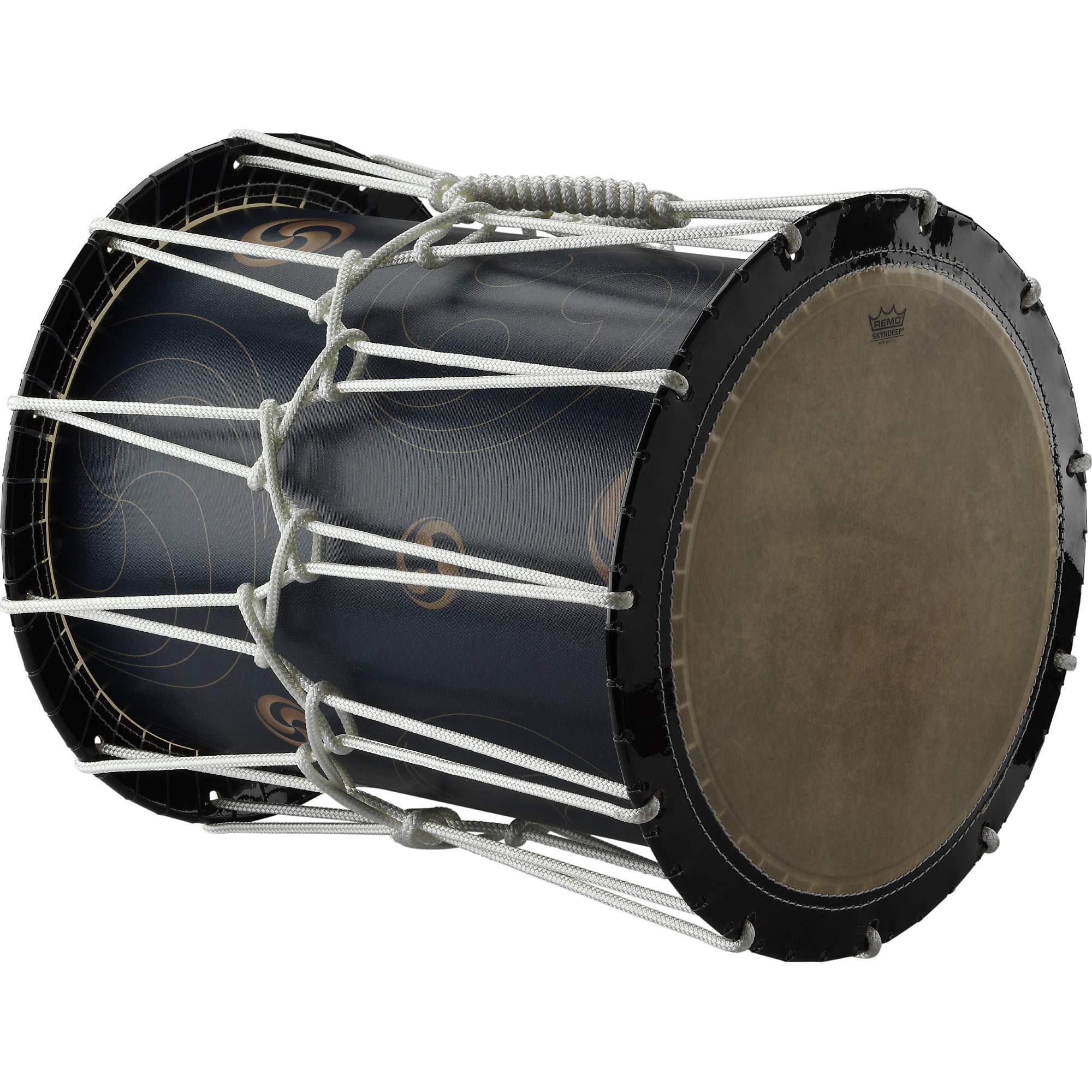 Remo Katsugi Okedaiko Rope-Tuned Drum With Bachi Sticks