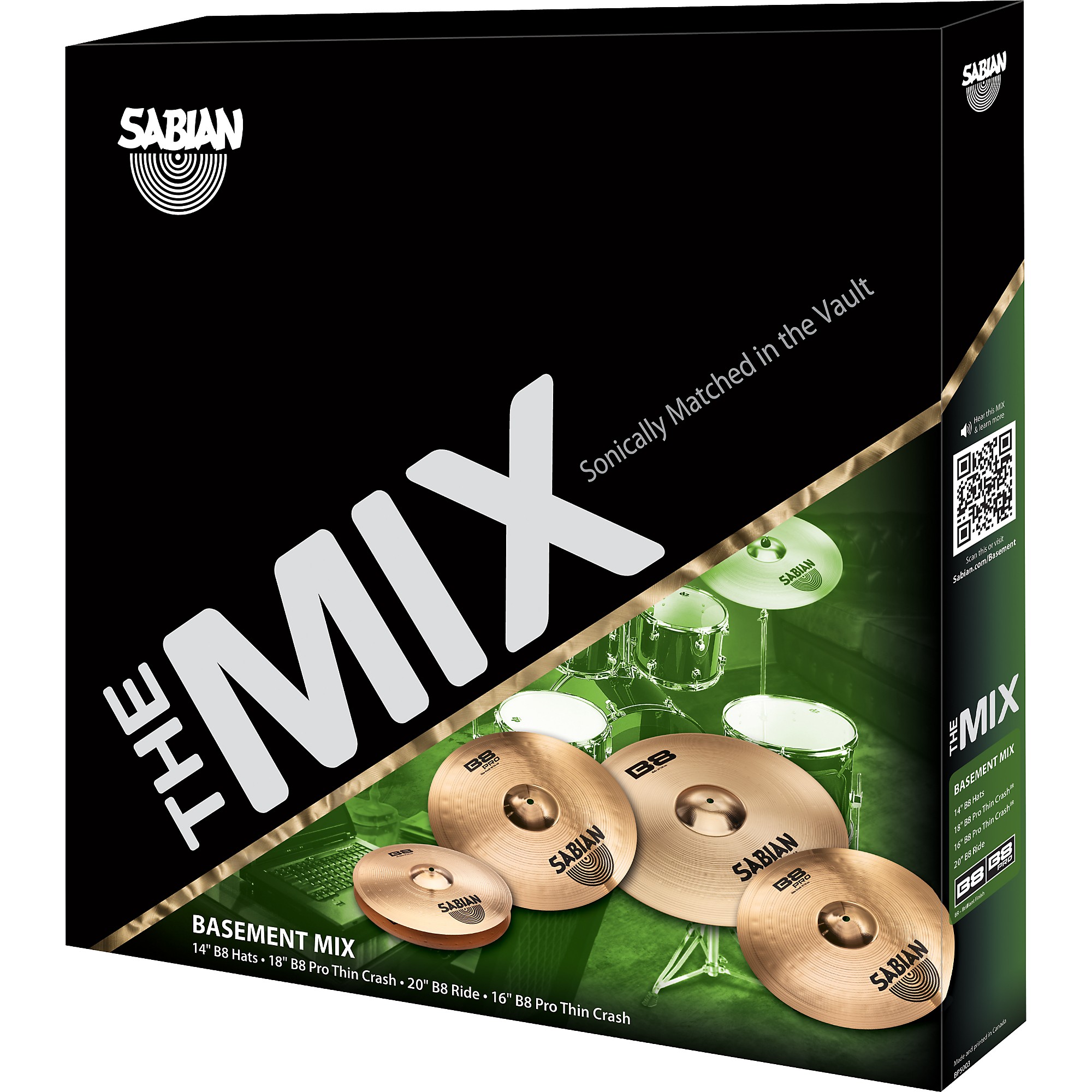 SABIAN B8/B8PRO Mix Cymbal Pack | Guitar Center
