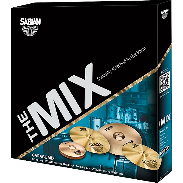 Open Box SABIAN B8/XS20 Mix Cymbal Pack Level 1