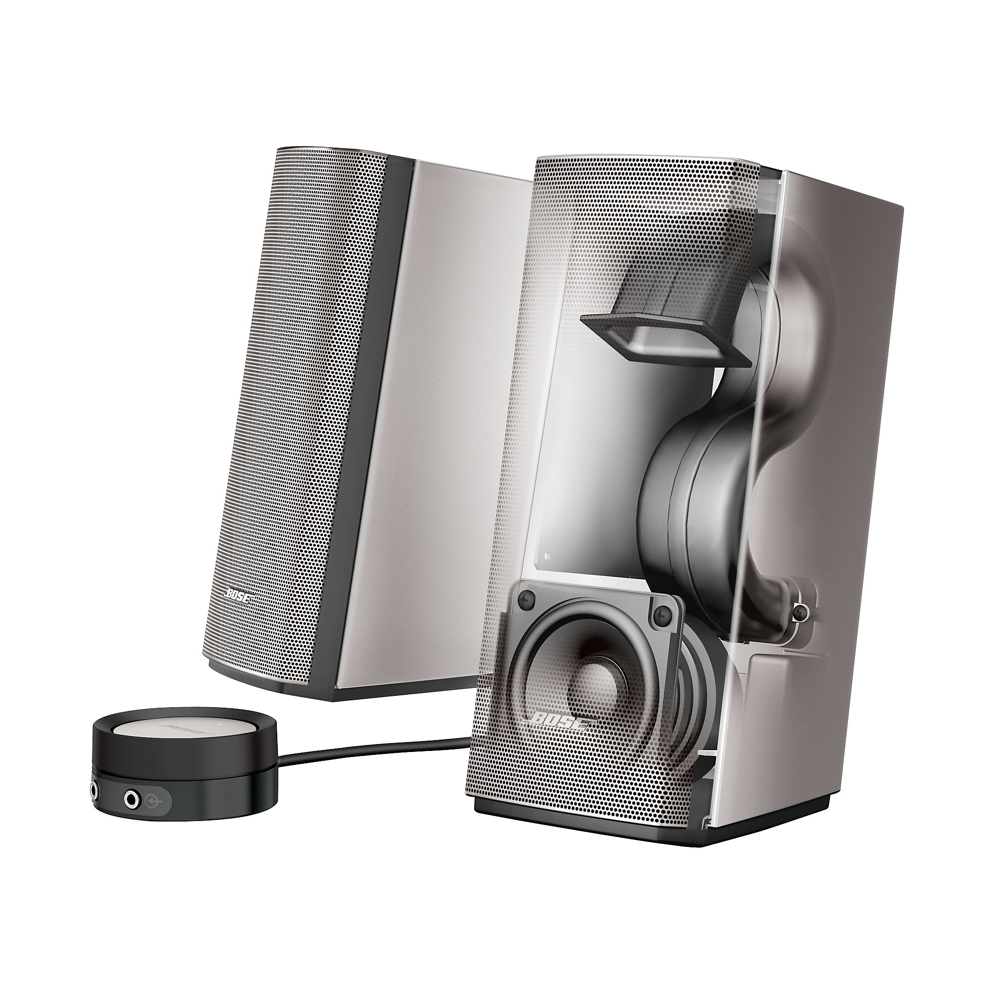 Bose Companion 20 Multimedia Speaker System Silver | Guitar Center