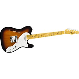 Fender American Vintage '69 Telecaster Thinline Electric Guitar 2-Color Sunburst Maple Fretboard