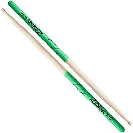Zildjian Maple Green DIP Drum Sticks Super 7A Wood Tip