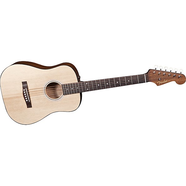 Open Box Fender Newporter Mini Acoustic Guitar Natural