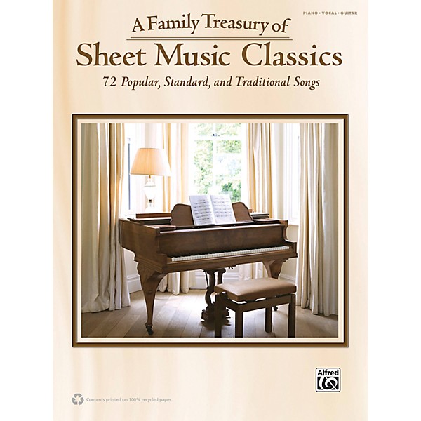 Alfred Family Treasury of Sheet Music Classics Book