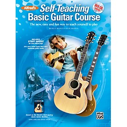 Alfred Alfred's Self-Teaching Basic Guitar Course Book, CD & DVD