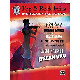 Alfred Pop & Rock Hits Instrumental Solos Viola Book & CD