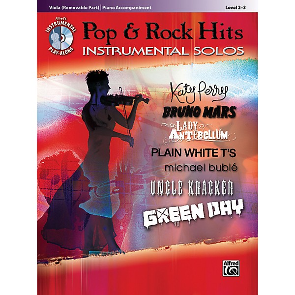 Alfred Pop & Rock Hits Instrumental Solos Viola Book & CD