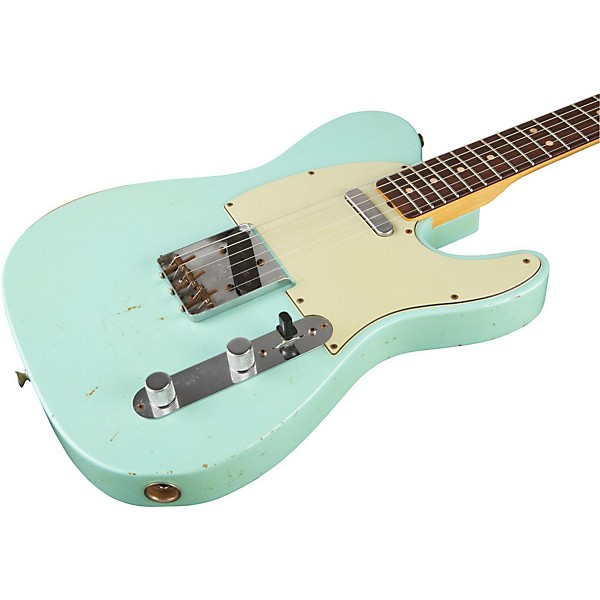 Fender Custom Shop 1963 Telecaster Relic Modified Electric Guitar Surf Green