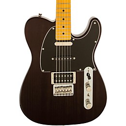 Clearance Fender Modern Player Telecaster Plus Electric Guitar Transparent Charcoal Maple Fretboard