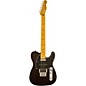 Clearance Fender Modern Player Telecaster Plus Electric Guitar Transparent Charcoal Maple Fretboard