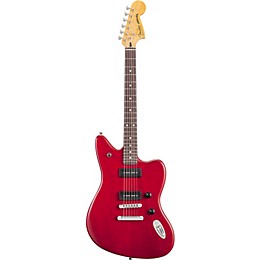 Open Box Fender Modern Player Jaguar Electric Guitar Transparent