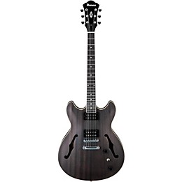 Open Box Ibanez Artcore AS53 Semi-Hollow Electric Guitar Level 2 Flat Transparent Black 190839148131