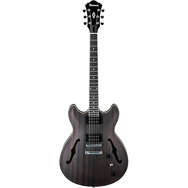 Open Box Ibanez Artcore AS53 Semi-Hollow Electric Guitar Level 2 Flat Transparent Black 190839132567