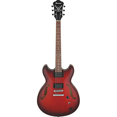 Ibanez Artcore As53 Semi-Hollow Electric Guitar Sunburst Red Flat for sale