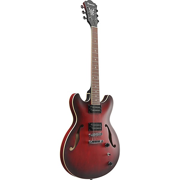 Ibanez Artcore AS53 Semi-Hollow Electric Guitar Sunburst Red Flat
