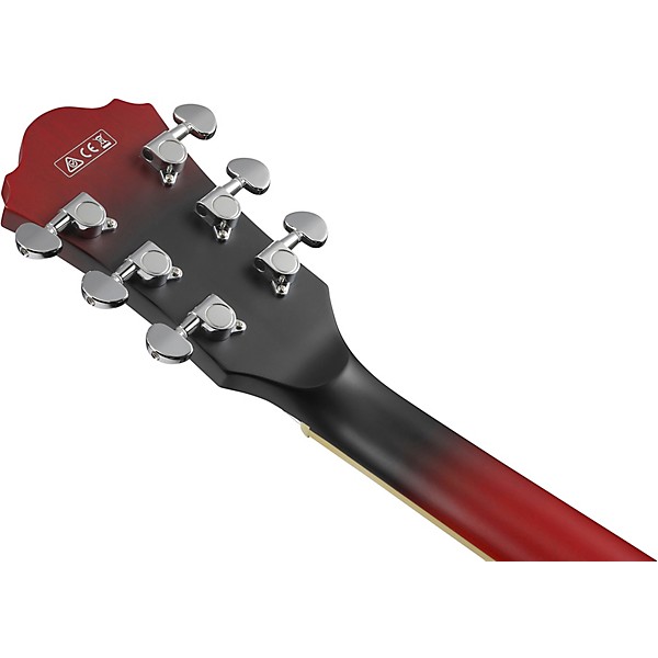 Ibanez Artcore AS53 Semi-Hollow Electric Guitar Sunburst Red Flat