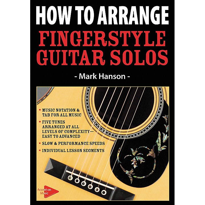 Music Sales How To Arrange Fingerstyle Guitar Solos (DVD) | Guitar