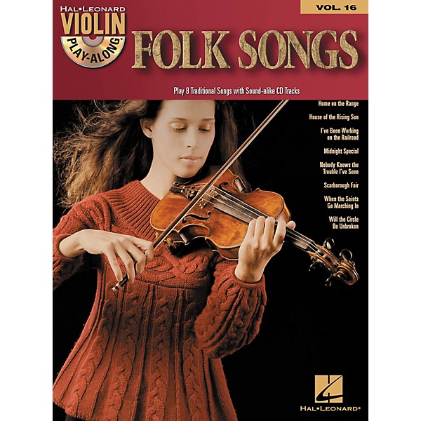 Hal Leonard Folk Songs - Violin Play-Along Volume 16 (Book/CD)