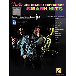 Hal Leonard Fender G-Dec Jimi Hendrix Smash Hits Guitar Play-Along Songbook/SD Card