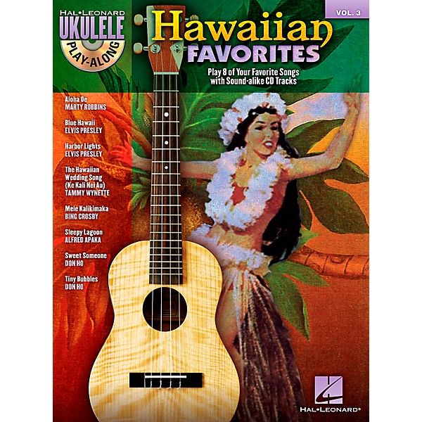 Hal Leonard Hawaiian Favorites Ukulele Play-Along Vol. 3 Book/Audio Online
