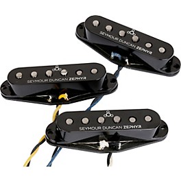 Seymour Duncan ZSL-1 Zephyr Silver Strat Pickup Set Black