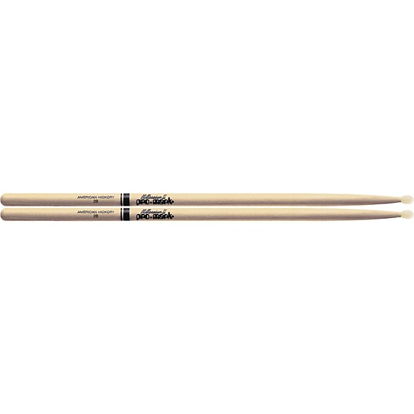 Promark 12-Pair American Hickory Drum Sticks Nylon 2BN