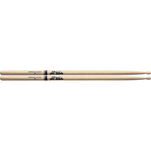 Promark 12-Pair American Hickory Drum Sticks Wood 2B
