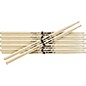 Promark 6-Pair Japanese White Oak Drum Sticks Wood 5B thumbnail