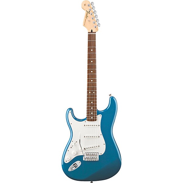 Fender Standard Stratocaster Left Handed  Electric Guitar Lake Placid Blue Rosewood Fretboard