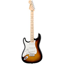 Fender Standard Stratocaster Left Handed  Electric Guitar Brown Sunburst Gloss Maple Fretboard