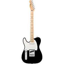 Fender Standard Telecaster Left Handed  Electric Guitar Black Gloss Maple Fretboard
