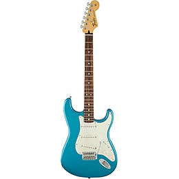 Fender Standard Stratocaster Electric Guitar with Rosewood Fretboard Lake Placid Blue Rosewood Fretboard