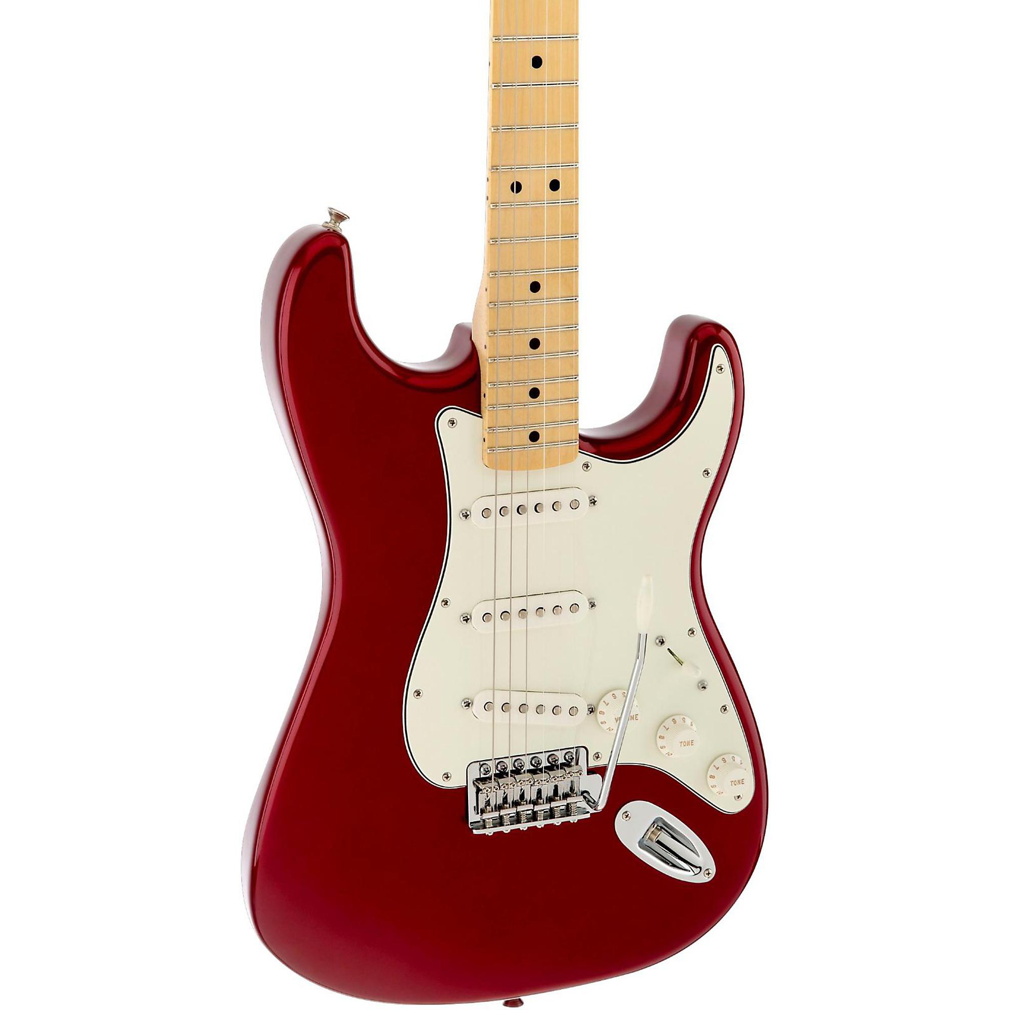 Fender Standard Stratocaster Electric Guitar with Maple Fretboard