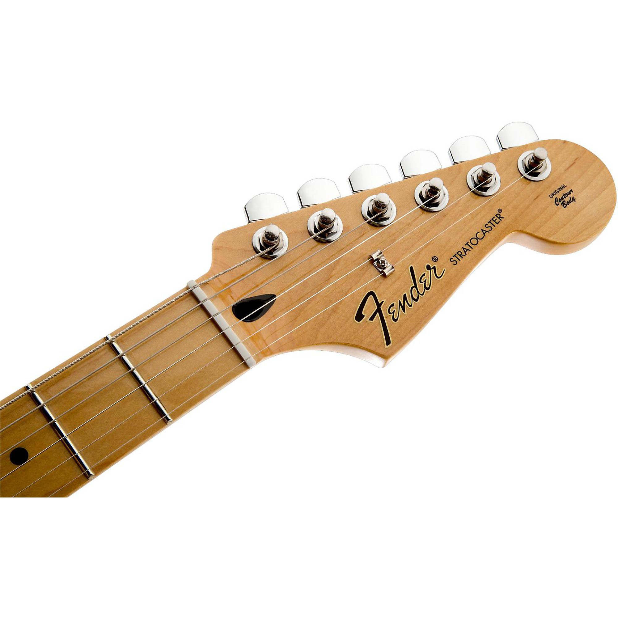 Fender Standard Stratocaster Electric Guitar with Maple Fretboard